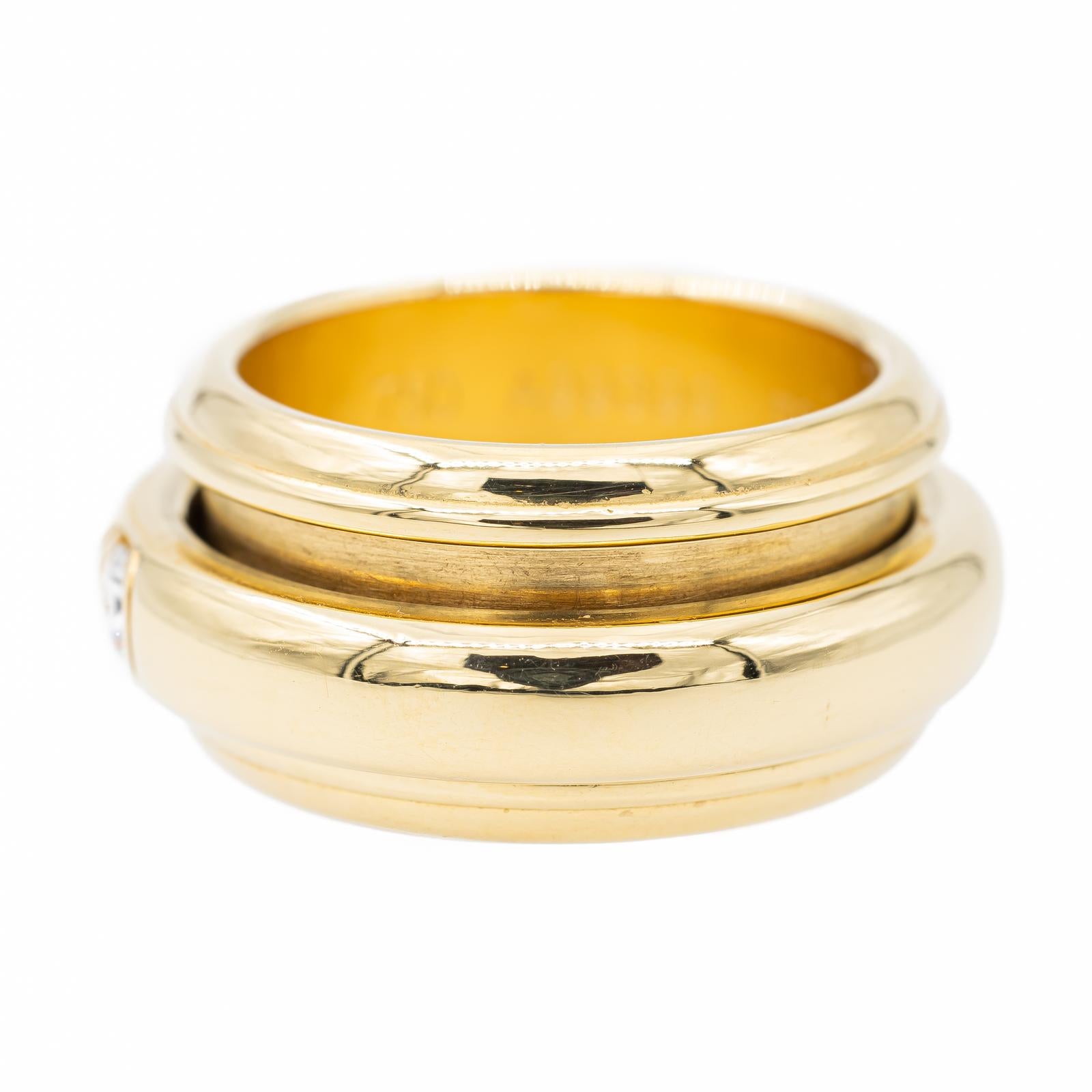 Bague Piaget Possession 1993 diamant or jaune 18 carats Rivluxe Occasion Rivluxe