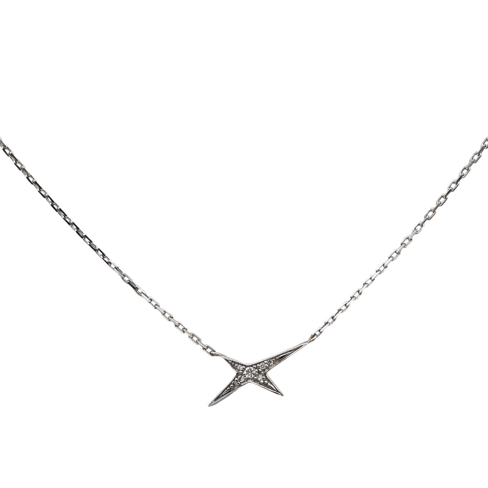 Collier pendentif Mauboussin French Valentine diamants Rivluxe Occasion Rivluxe