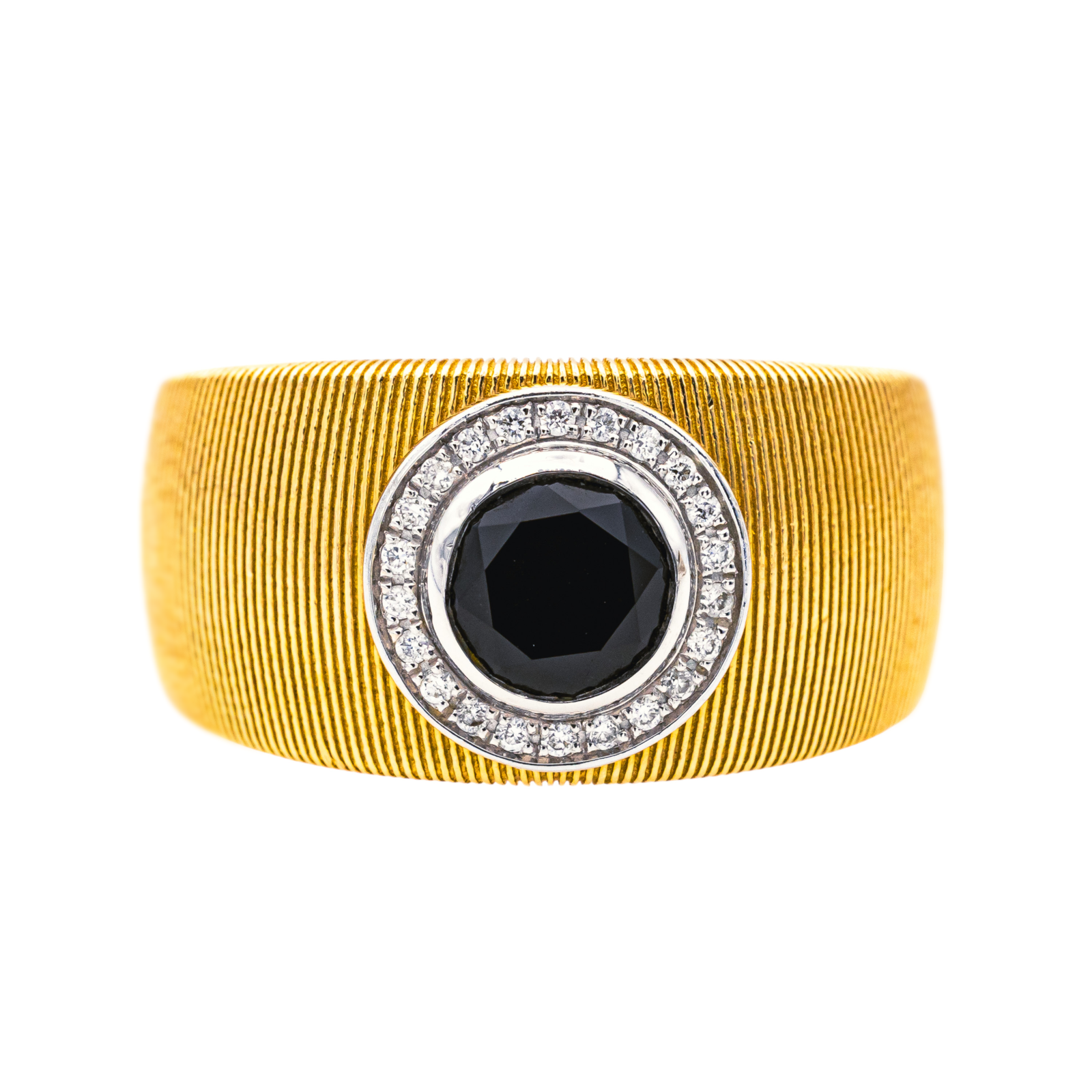 Bague signée de la maison mauboussin en or blanc et jaune 750 Occasion Rivluxe
