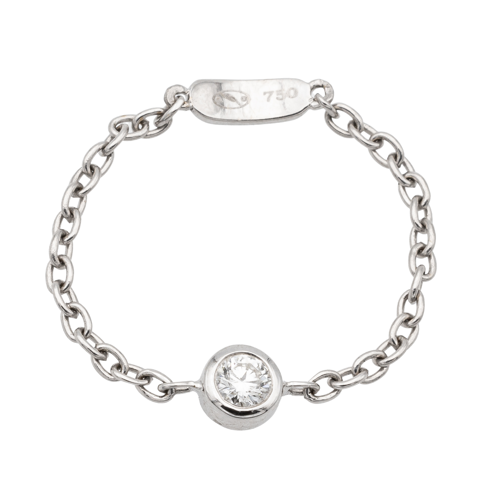 Bague chaine diamant hotsell