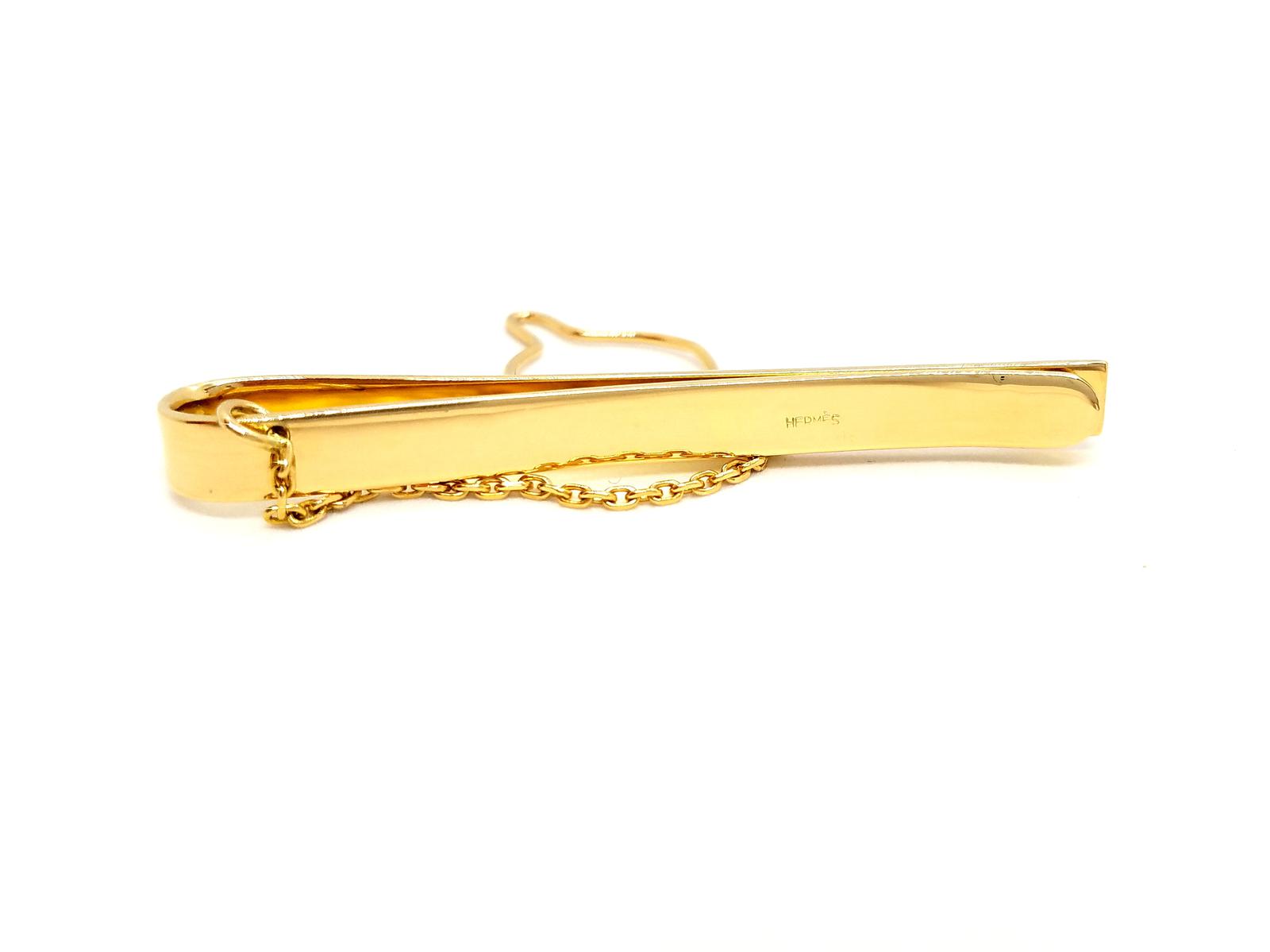 Lot De 2 Accessoires: Collier Pince à Cravate Et Barrette Fine - Couleur Or - Neuf Avec étiquettes