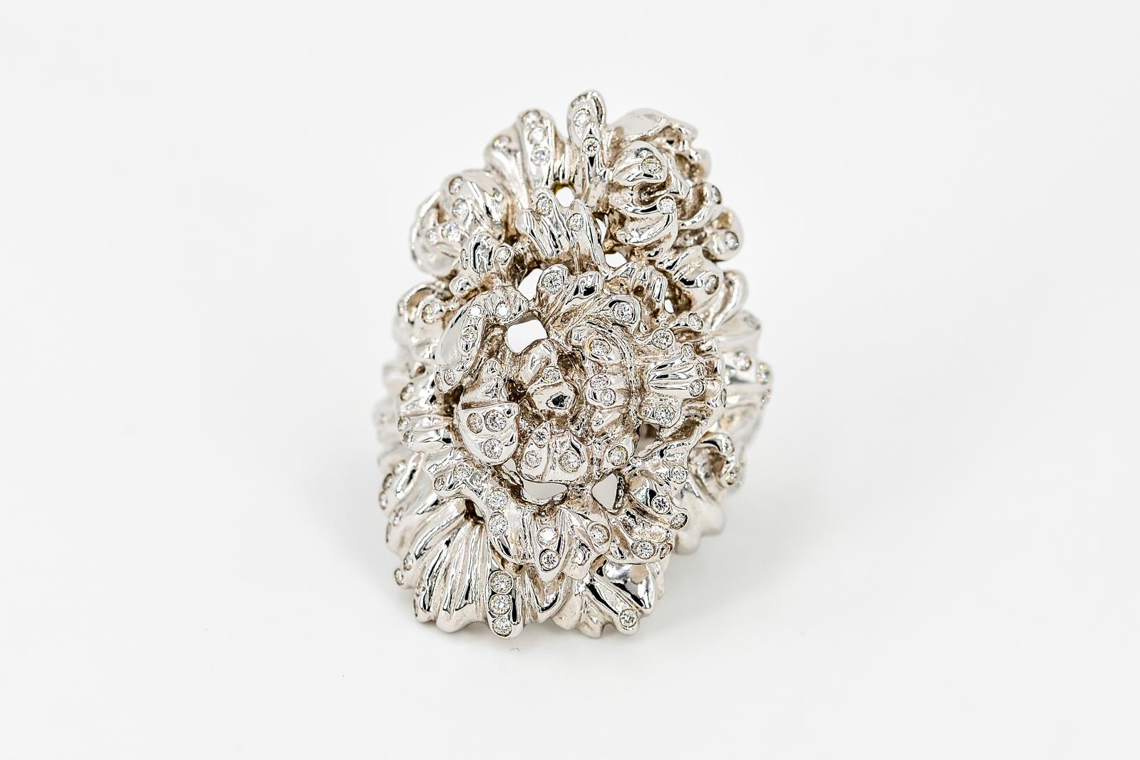 Repossi Bague Nérée Or blanc Diamant - Rivluxe.fr - Rivluxe