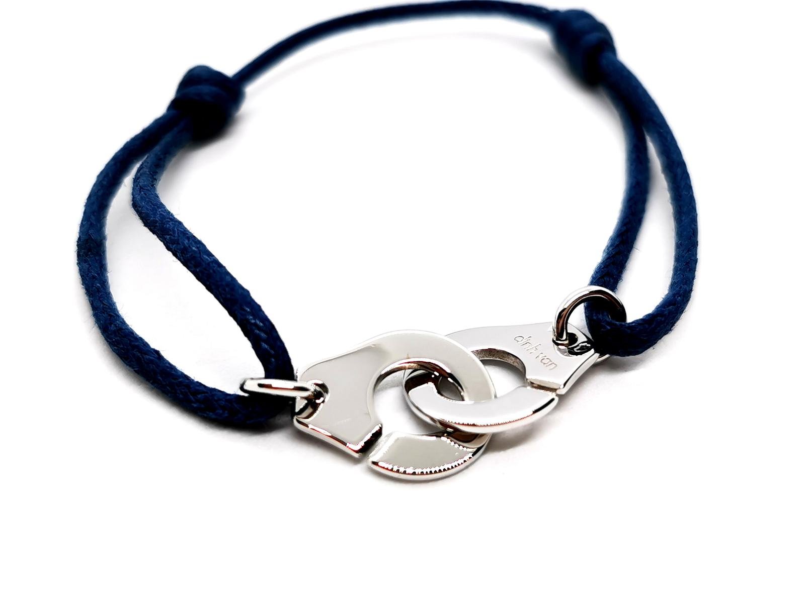 Dinh Van Bracelet Cordon Menottes Or blanc Rivluxe - Main Image