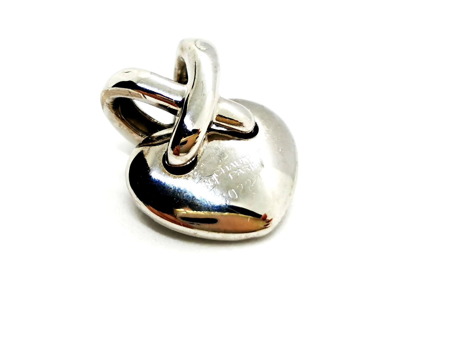 Chaumet Pendentif Coeur Jeux de liens Or blanc Rivluxe