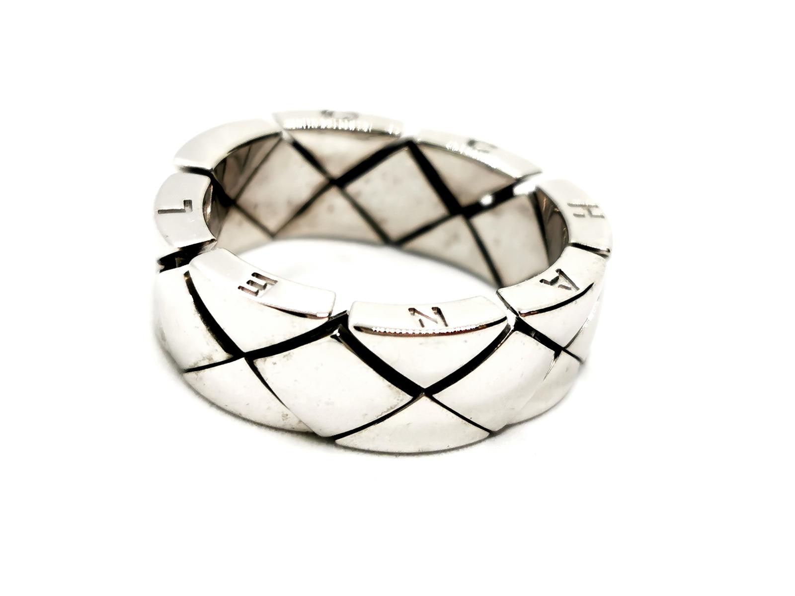 Chanel quilted ring outlet