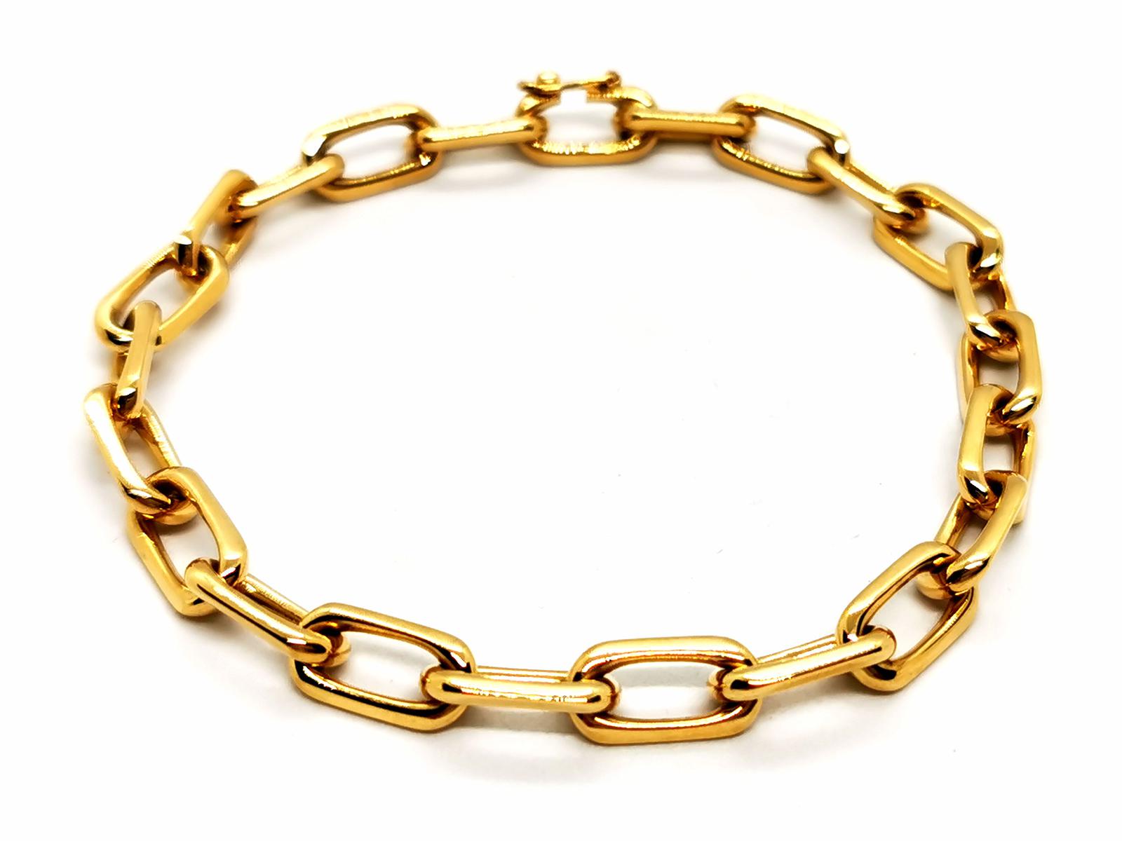 Bracelet Maille For at Or Jaune Bijoux Seconde Main Occasion Rivluxe bracelet-maille-for-at-or-jaune-bijoux-seconde-main-occasion-rivluxe