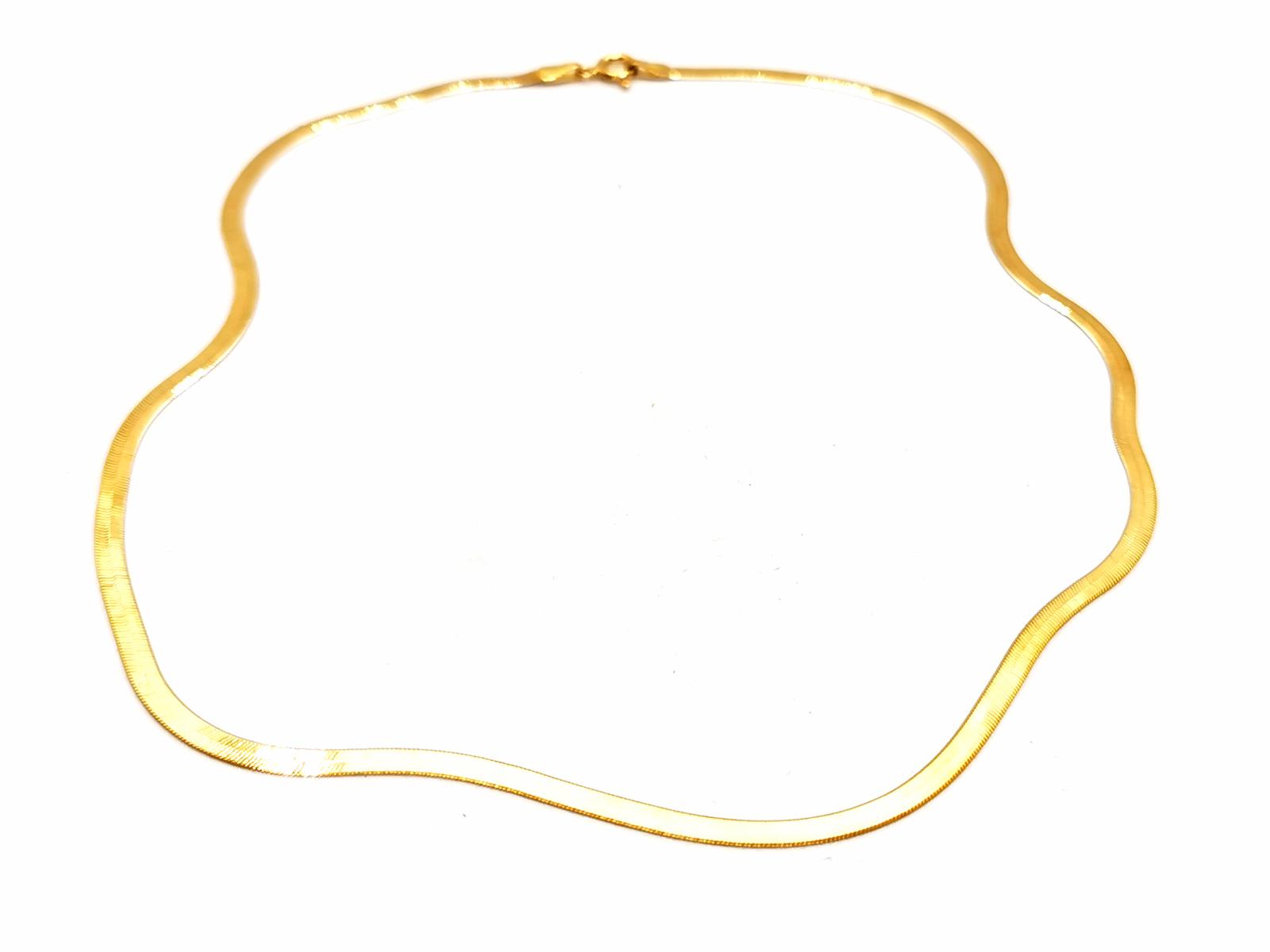 Collier Maille miroir Or jaune -  - Rivluxe