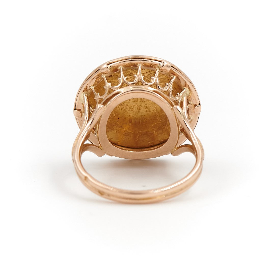 Bague Pièce Or jaune Bijoux de luxe Seconde main, Occasion Rivluxe