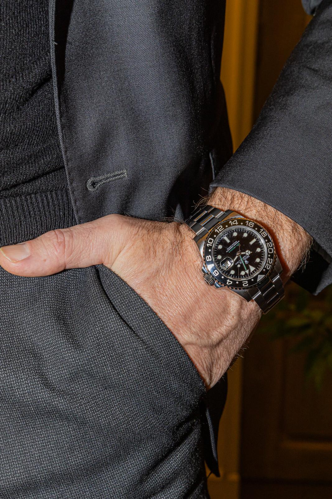 Rolex GMT Master II, Cadran Noir, Mouvement Automatique, Excellent