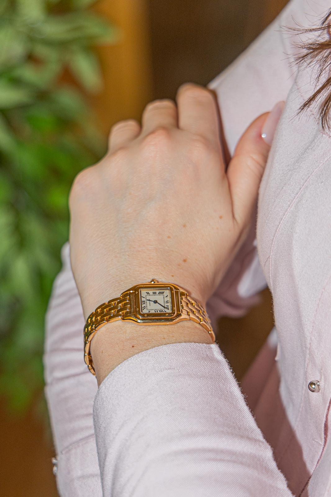 Montre Panthere Montre Cartier Femme Or Jaune Montre Panthère De