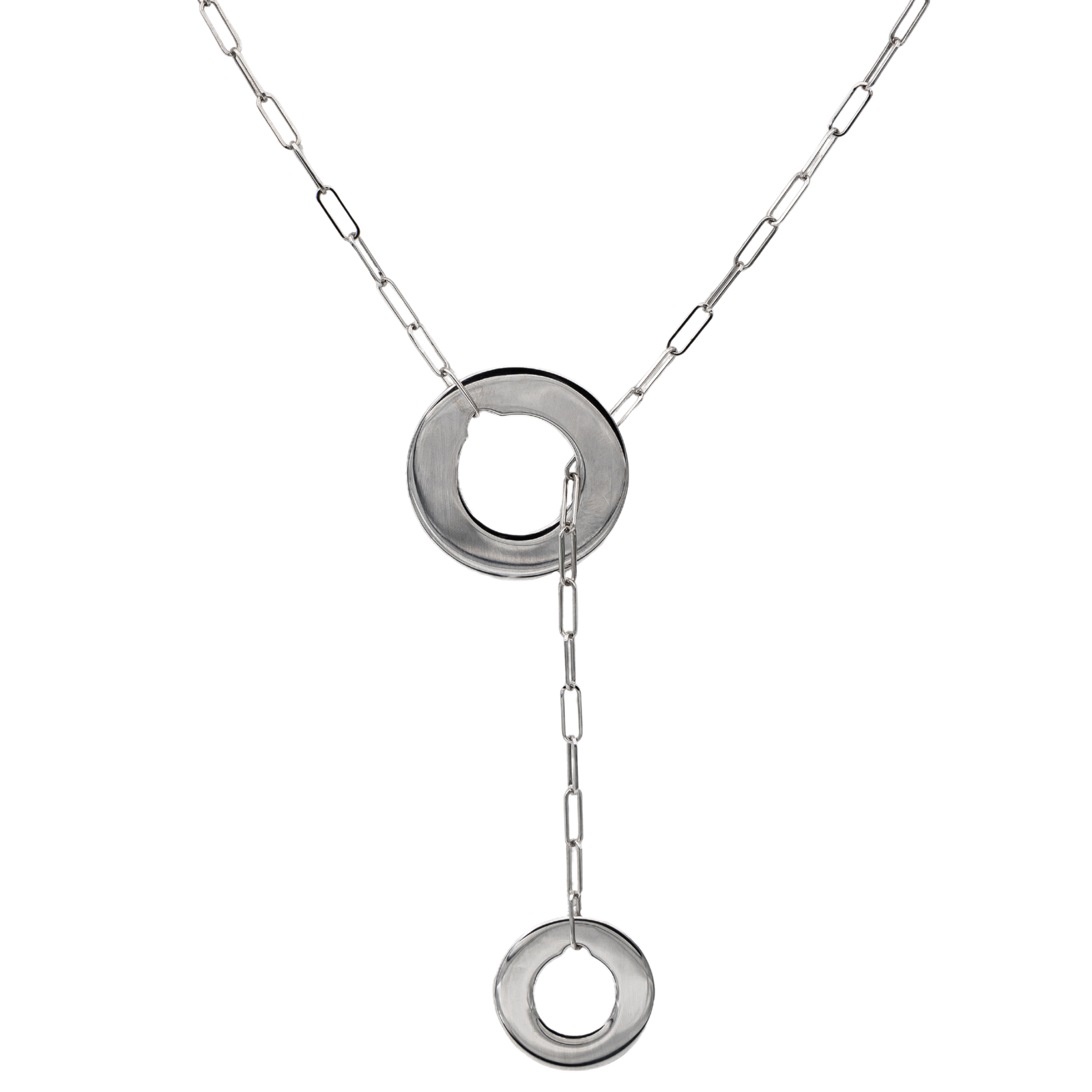 Collier Cible 2 Mod les Dinh Van Or Blanc 18 Carats Rivluxe